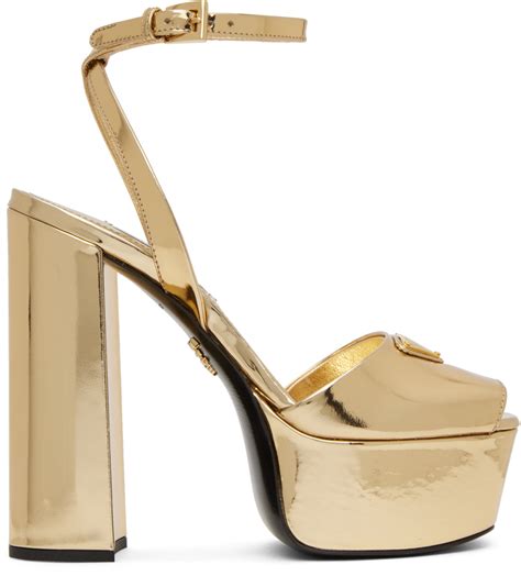 gold prada pumps|Prada pumps nordstrom.